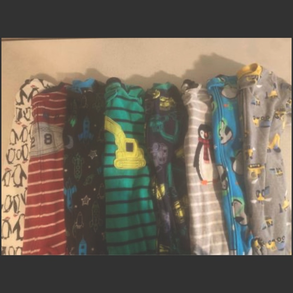 Carter’s feet pajamas